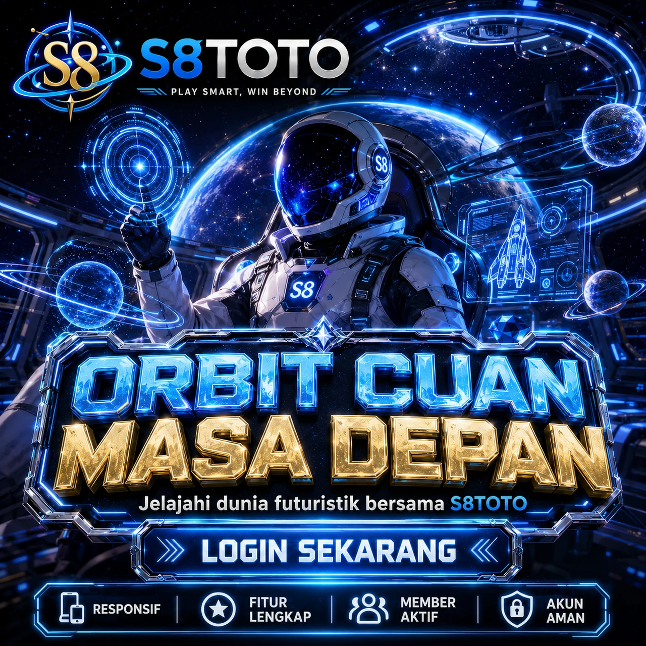 Banner S8TOTO situs slot gacor populer dengan daftar provider dan game berkualitas